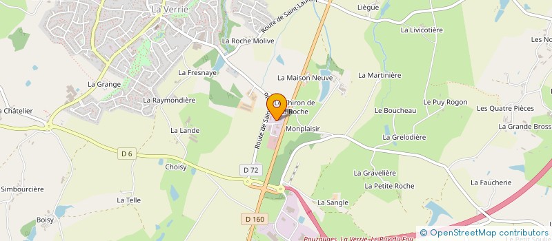 localisation de l'entreprise SERAAP à CHANVERRIE