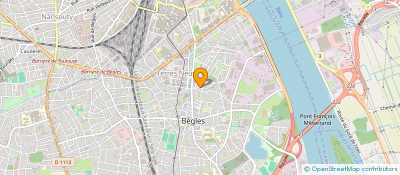 localisation de l'entreprise SERABERE à BEGLES
