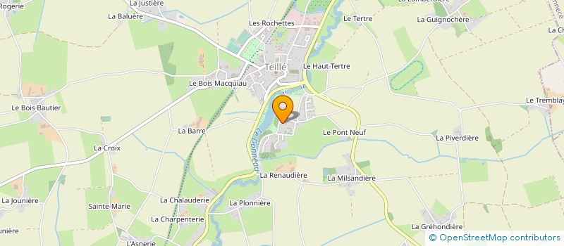 localisation de l'entreprise SERAD à TEILLE