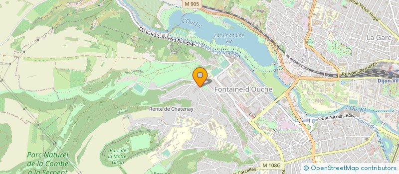 localisation de l'entreprise SERAD à DIJON