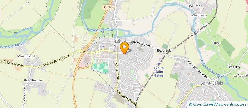 localisation de l'entreprise SERADE  CHERVEUX