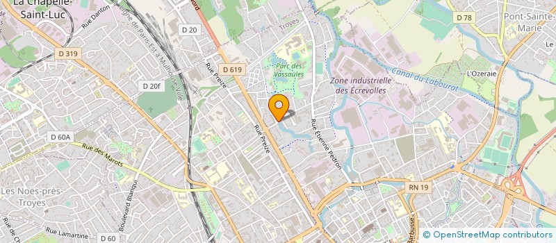 localisation de l'entreprise SERAFE à TROYES