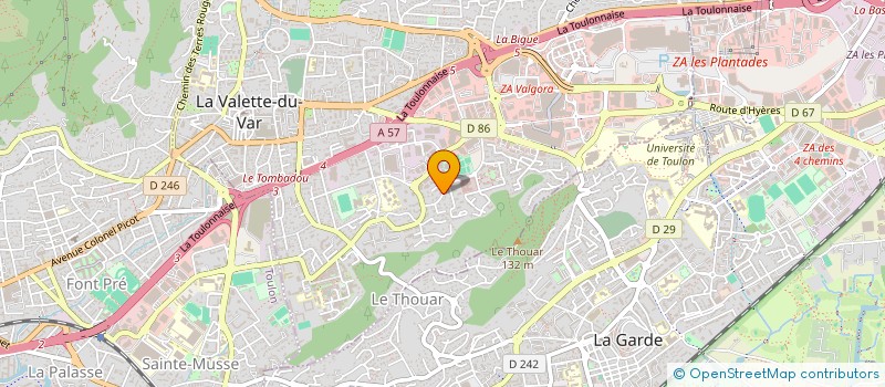 localisation de l'entreprise SERAFEC  LA VALETTE-DU-VAR