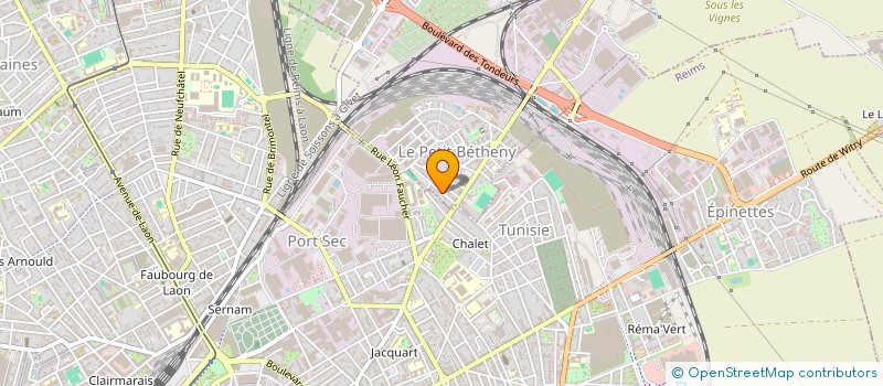 localisation de l'entreprise SERAFINI 35 CHANZY  BETHENY