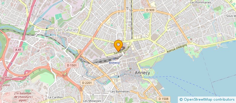 localisation de l'entreprise SERAFINIIMMO à ANNECY