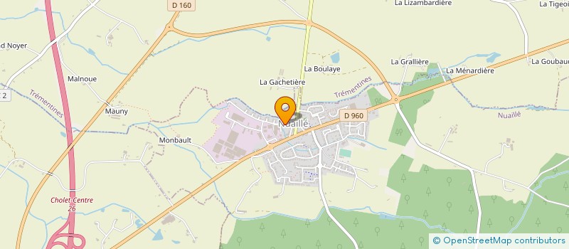 localisation de l'entreprise SERAFRANCE à NUAILLE