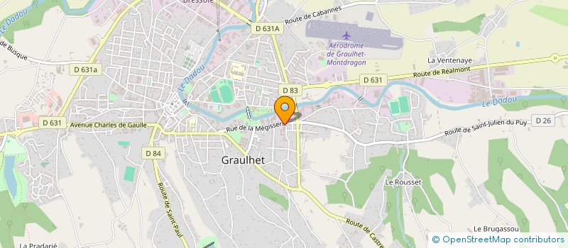 localisation de l'entreprise SERAGOR à GRAULHET