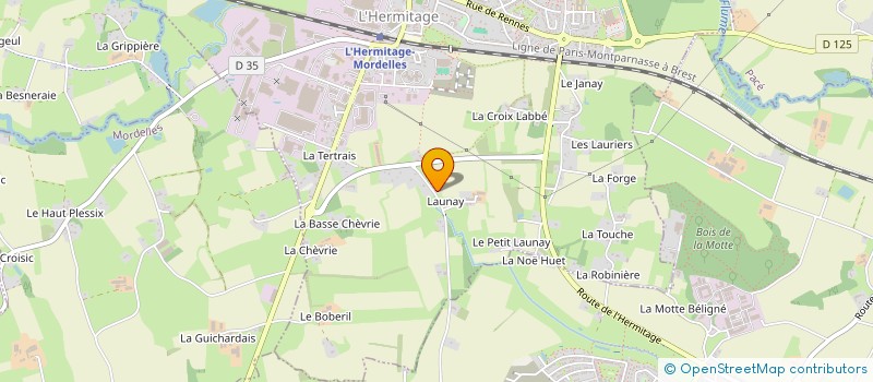 localisation de l'entreprise SERAL  LA CHAPELLE-THOUARAULT