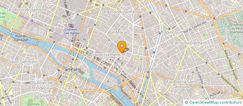 localisation de l'entreprise SERAL à PARIS