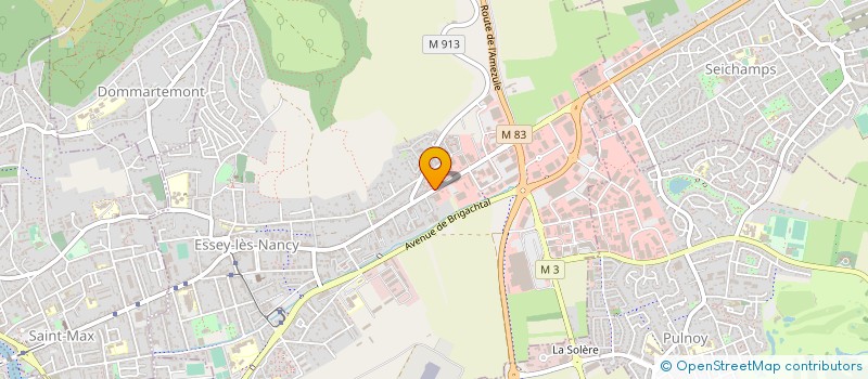 localisation de l'entreprise SERAL SA  ESSEY-LES-NANCY