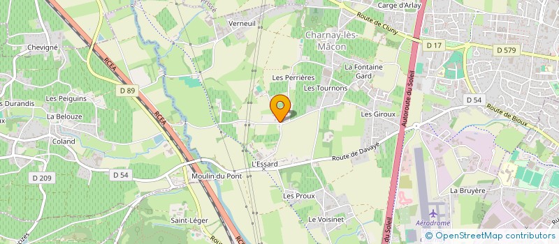 localisation de l'entreprise SERALEX à CHARNAY-LES-MACON
