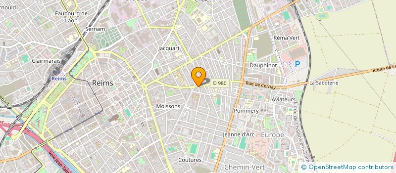 localisation de l'entreprise SERALI  REIMS