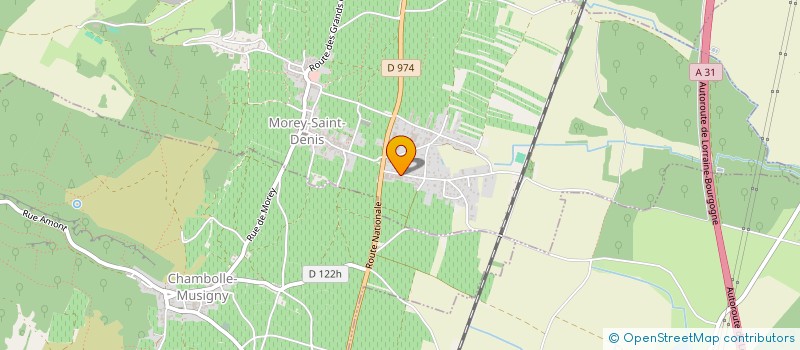 localisation de l'entreprise SERALL  MOREY-SAINT-DENIS