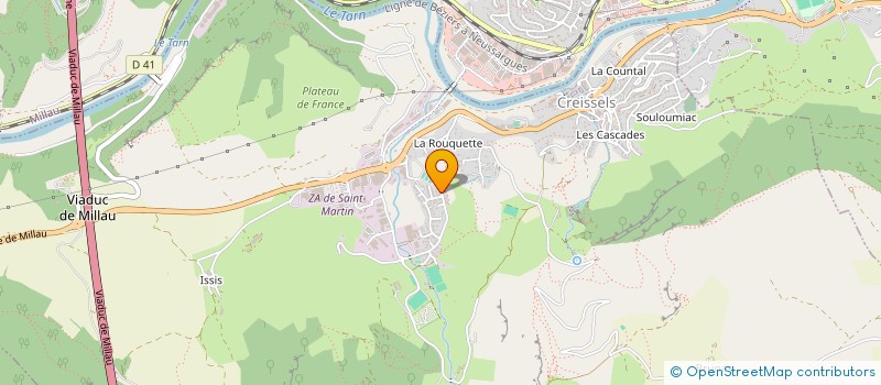 localisation de l'entreprise SERALS à SAINT-GEORGES-DE-LUZENCON