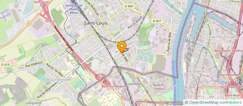 localisation de l'entreprise SERAM à SAINT-LOUIS