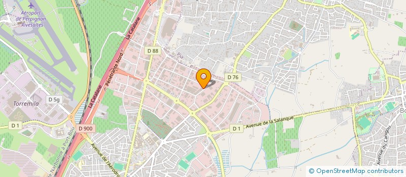 localisation de l'entreprise SERAM ENVIRONNEMENT à PERPIGNAN
