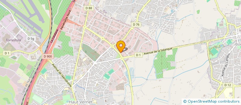 localisation de l'entreprise SERAM INDUSTRIES  PERPIGNAN