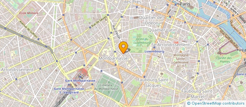 localisation de l'entreprise SERAMAR SARL à PARIS