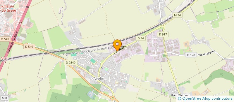 localisation de l'entreprise SERAME à AVELIN