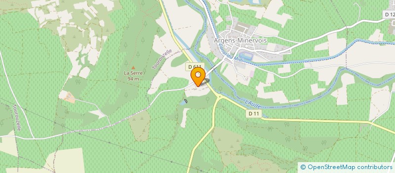 localisation de l'entreprise SERAME NATURE EVASION  LEZIGNAN-CORBIERES