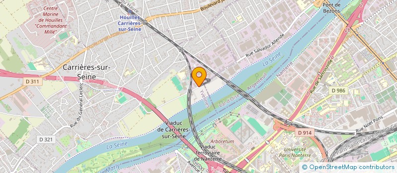 localisation de l'entreprise SERAMEN à CARRIERES-SUR-SEINE