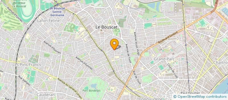 localisation de l'entreprise SERAMUBEN  LE BOUSCAT