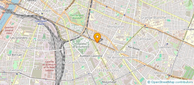 localisation de l'entreprise SERAN à LYON