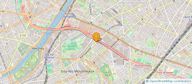 localisation de l'entreprise SERANDID à ISSY-LES-MOULINEAUX