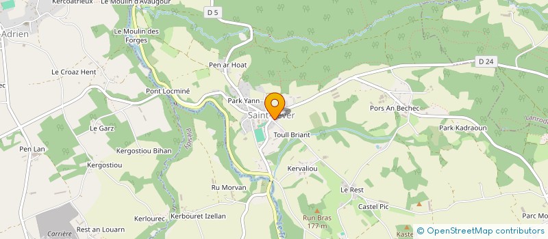 localisation de l'entreprise SERANDOUR MATTHIEU  SAINT-PEVER