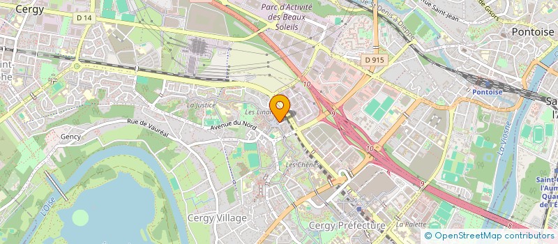 localisation de l'entreprise SERANT AMISIAL TELECOM à CERGY