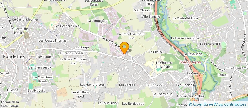 localisation de l'entreprise SERANTIS  FONDETTES