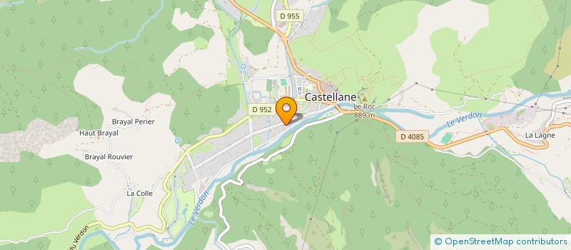 localisation de l'entreprise SERANTO à CASTELLANE