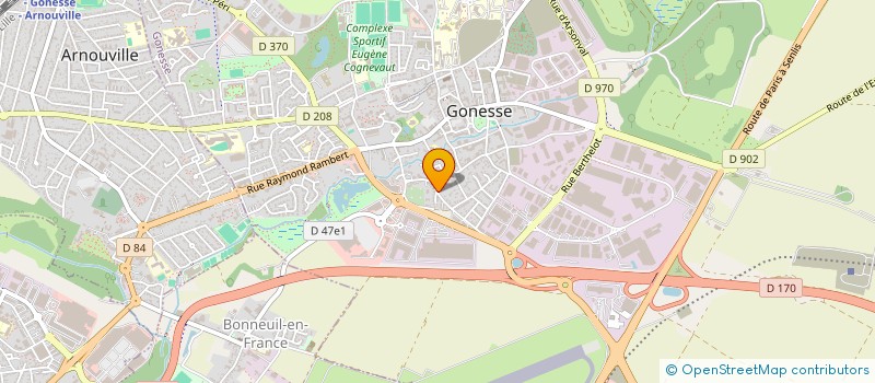 localisation de l'entreprise SERAP COIFFURE  GONESSE