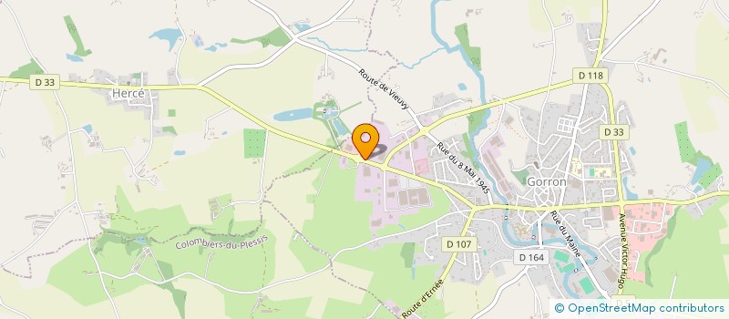 localisation de l'entreprise SERAP GROUP à GORRON