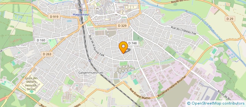 localisation de l'entreprise SERAPHIN  HAGUENAU