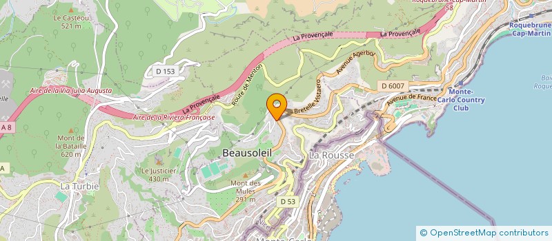 localisation de l'entreprise SERAPHIN à BEAUSOLEIL