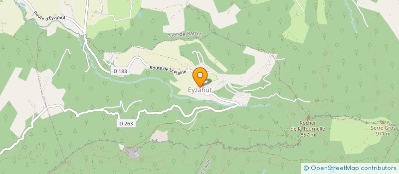 localisation de l'entreprise SERAPHINE  EYZAHUT