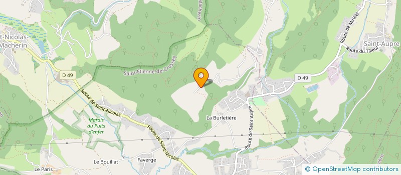 localisation de l'entreprise SERAPHINE  SAINT-AUPRE