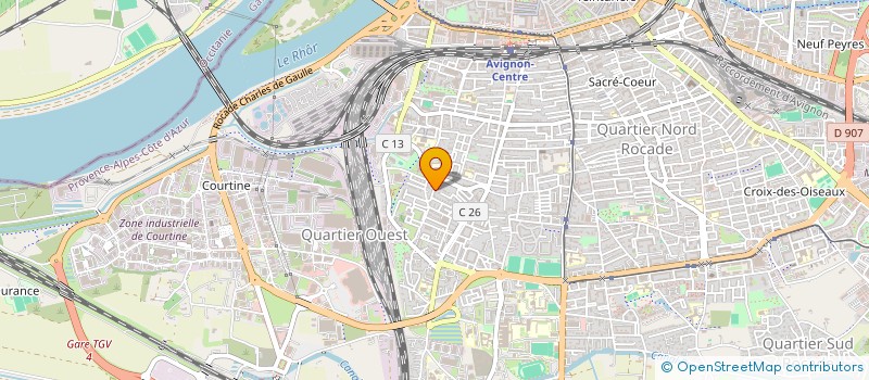 localisation de l'entreprise SERAPHINE ET COMPAGNIE  AVIGNON