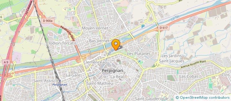 localisation de l'entreprise SERAPHIQUE D'INVESTISSEMENT à PERPIGNAN