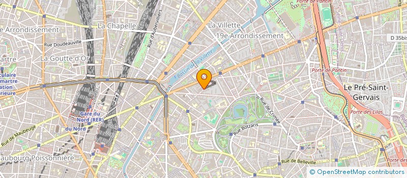 localisation de l'entreprise SERAPHIQUE PRODUCTIONS  PARIS