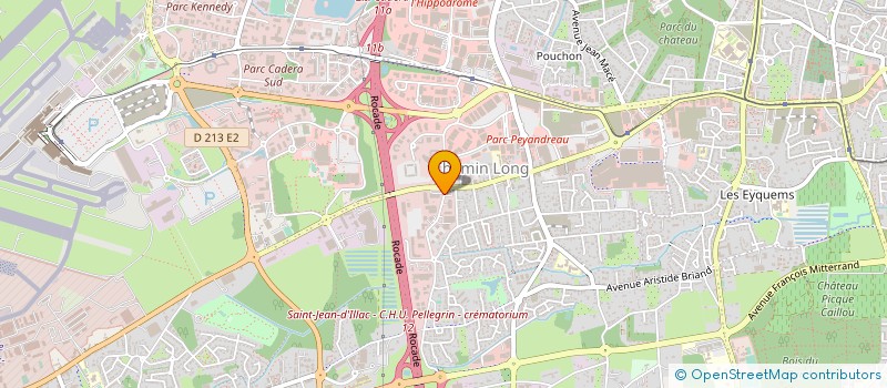 localisation de l'entreprise SERARIMA à MERIGNAC