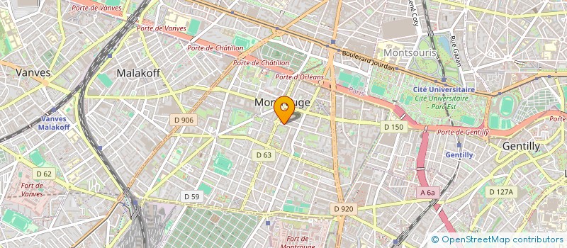 localisation de l'entreprise SERASO KAROL INTERNATIONAL KI à MONTROUGE