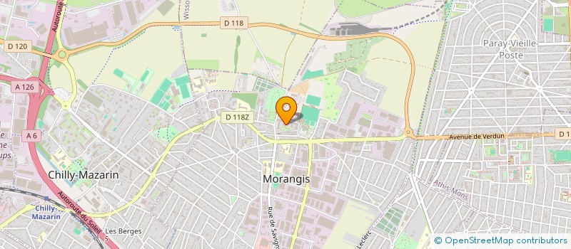 localisation de l'entreprise SERATIS à MORANGIS