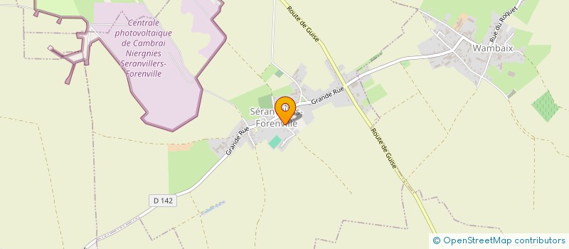 localisation de l'entreprise SERATRANS INTERNATIONAL à SERANVILLERS-FORENVILLE