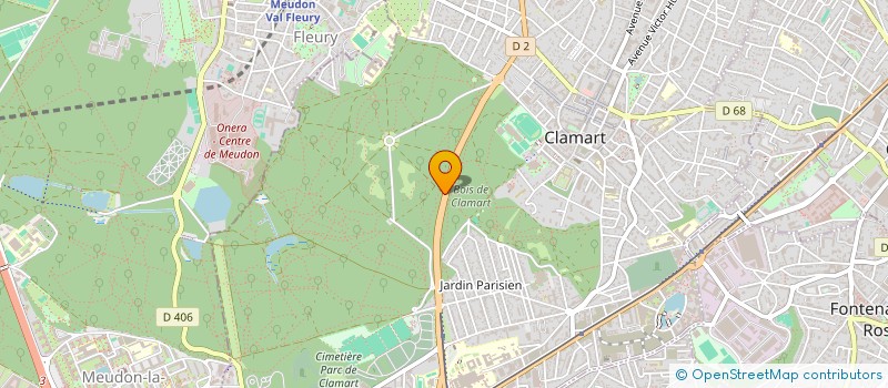 localisation de l'entreprise SERAUTO à CLAMART