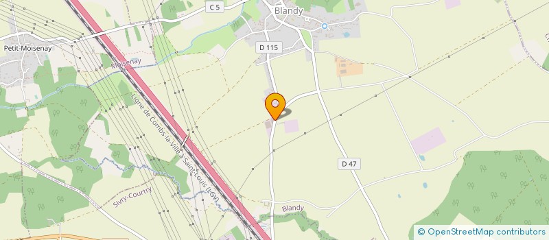 localisation de l'entreprise SERAUTO  BLANDY