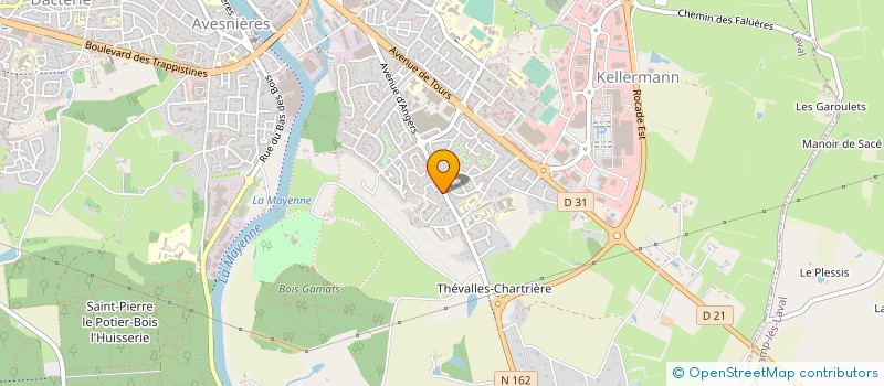 localisation de l'entreprise SERAVIC à LAVAL