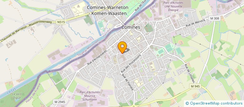 localisation de l'entreprise SERAX TRANSMISSIONS  COMINES