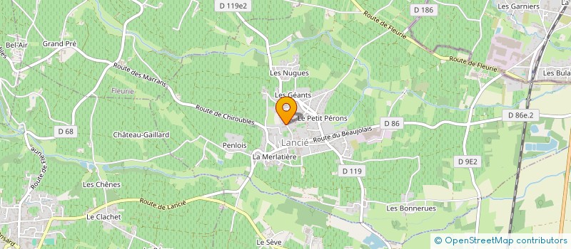 localisation de l'entreprise SERB à LANCIE